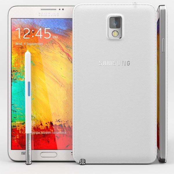 buy Cell Phone Samsung Galaxy Note 3 SM-N900V - White - click for details